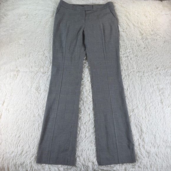 Anne Klein The Executive Boot Cut Houndstooth Plaid Dress Pants Women Size 8 - Picture 3 of 15